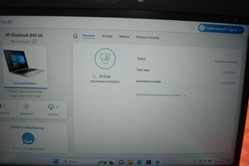 HP Elitebook 840 G6 14" i5 8th Gen RAM 16GB SSD 512GB