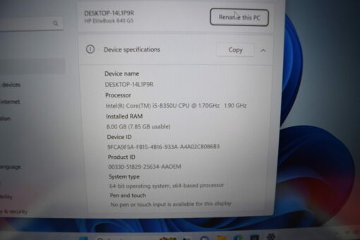 HP Elitebook 840 G5