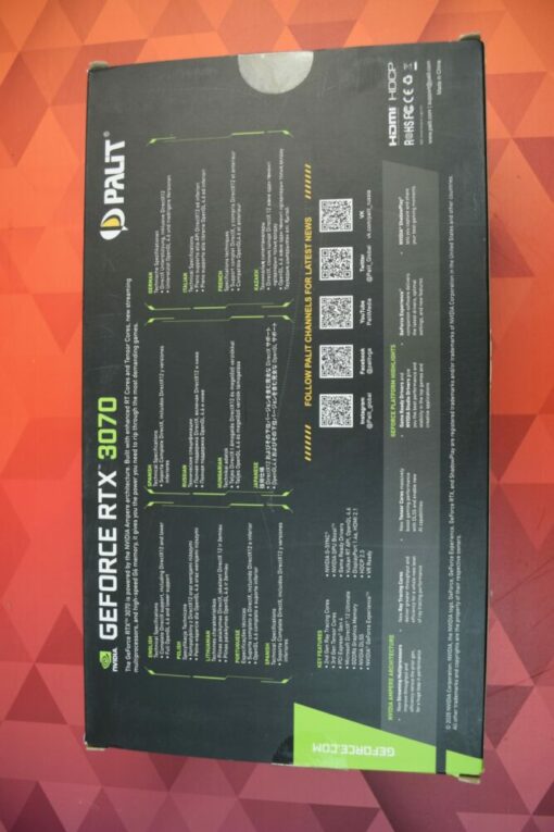 Palit GeForce RTX 3070 Gaming Graphics Card