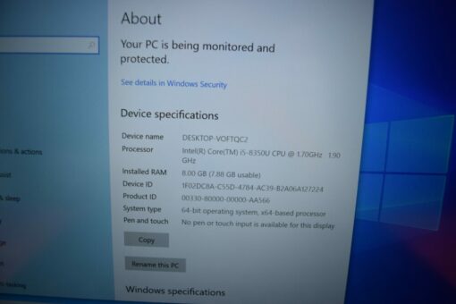 DELL Latitude 7490 14" i5 8th Gen SSD 256GB 8GB