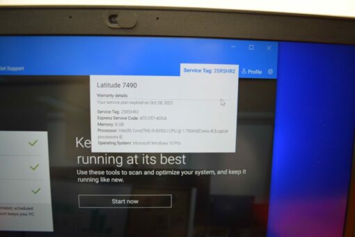 DELL Latitude 7490 14" i5 8th Gen SSD 256GB 8GB
