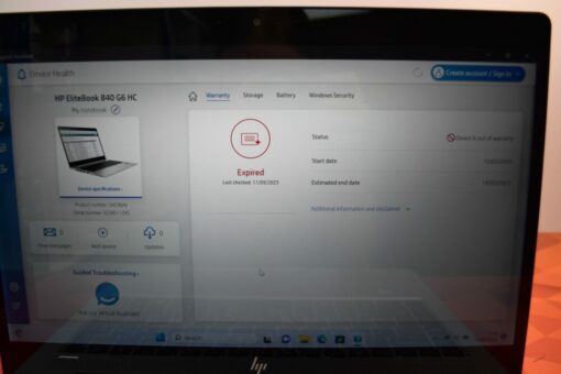 HP Elitebook 840 G6 14" i5 8th Gen RAM 16GB SSD 512GB