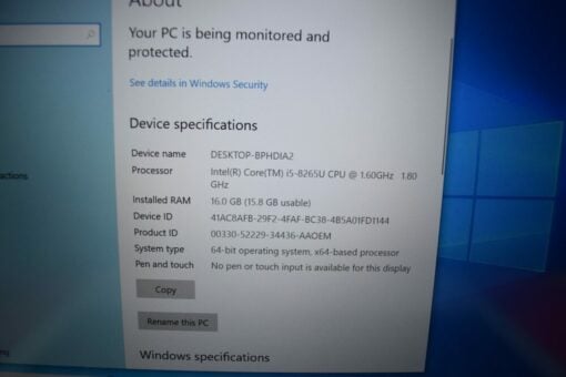 HP Elitebook 840 G6 14" i5 8th Gen RAM 16GB SSD 512GB
