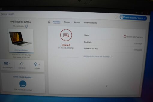 HP Elitebook 850 G5