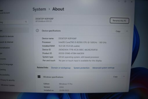 HP Elitebook 850 G5