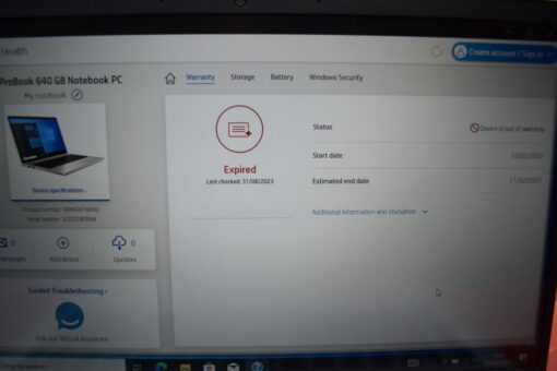 HP Elitebook 640 G8