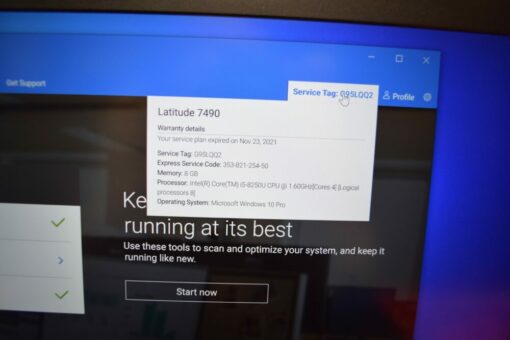 DELL Latitude 7490 14" i5 8th Gen SSD 256GB 8GB