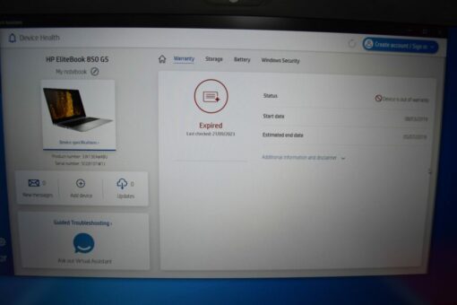HP Elitebook 850 G5