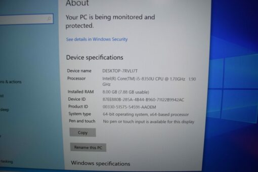 DELL Latitude 7490 14" i5 8th Gen SSD 256GB 8GB