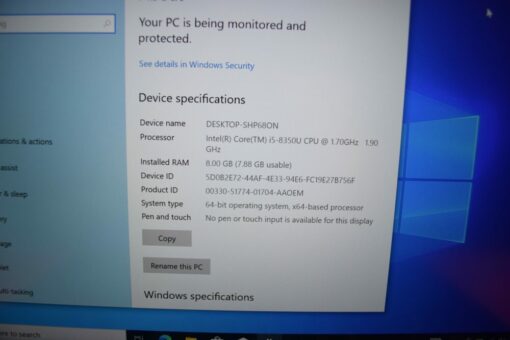 DELL Latitude 7490 14" i5 8th Gen SSD 256GB 8GB