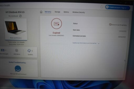 HP Elitebook 850 G5