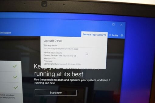 DELL Latitude 7490 14" i5 8th Gen SSD 256GB 8GB