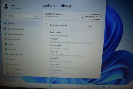 HP Elitebook 840 G3