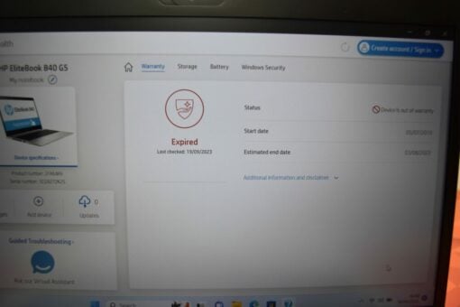 HP Elitebook 840 G6 14" i5 8th Gen RAM 16GB SSD 512GB