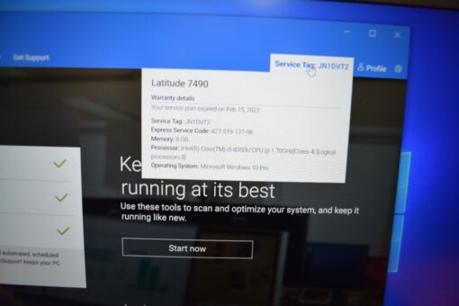 DELL Latitude 7490 14" i5 8th Gen SSD 256GB 8GB