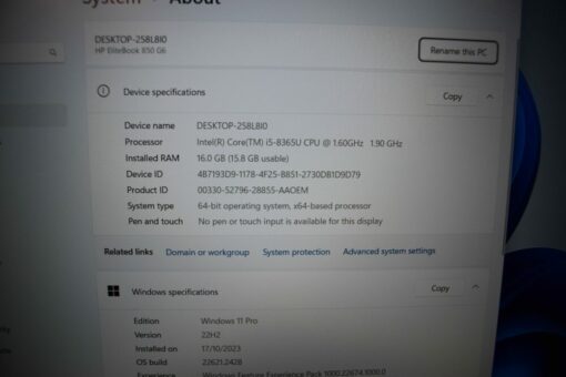 HP Elitebook 840 G6