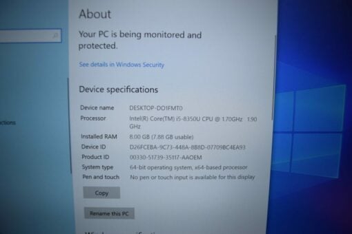 DELL Latitude 7490 14" i5 8th Gen SSD 256GB 8GB