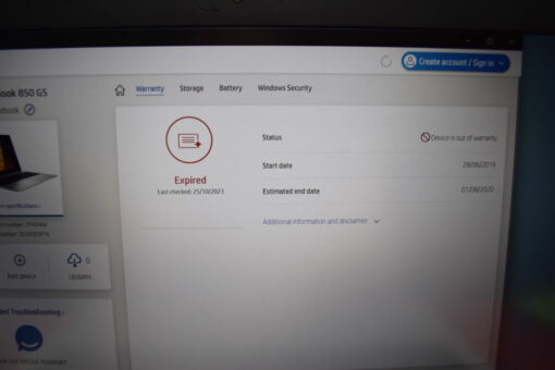 HP Elitebook 850 G5