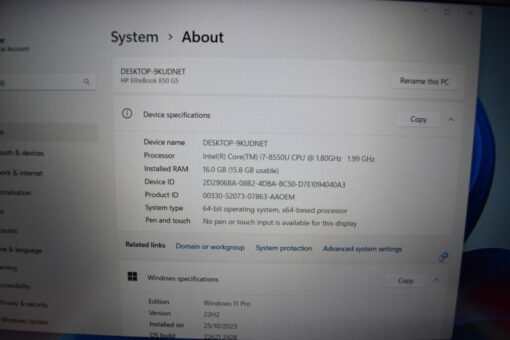 HP Elitebook 850 G5