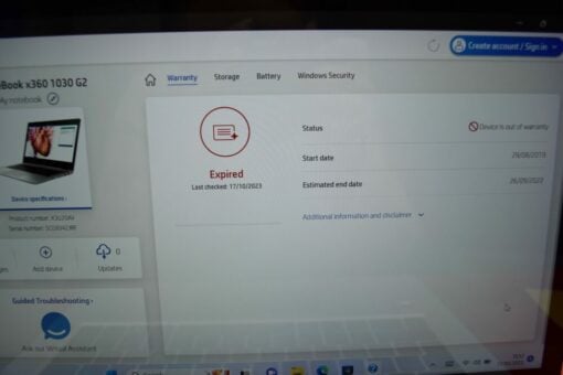 HP EliteBook x360 1030