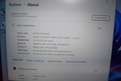 HP Elitebook 840 G7 14"