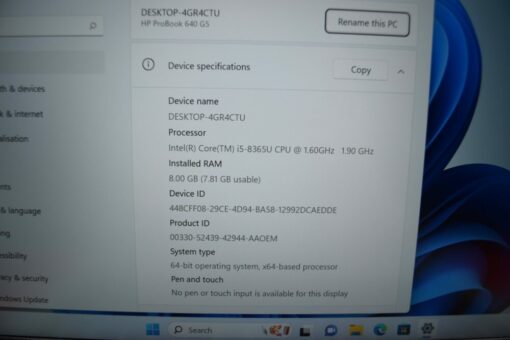 HP Probook 640 G5 14" i5 8th gen