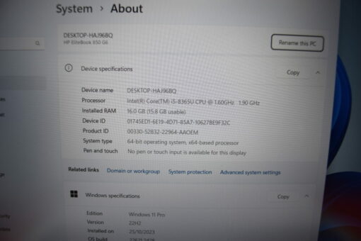 HP Elitebook 840 G6