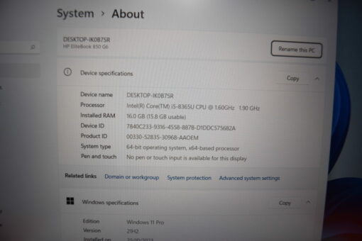 HP Elitebook 840 G6