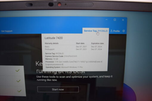 DELL Latitude 7420 14" i7 11th Gen