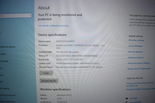 Lenovo 17 ThinkPad P73 i7 9th gen