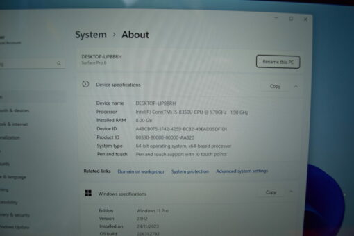 Microsoft Surface Pro6