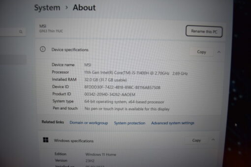 MSI GP63 Leopard 8RE 15.6" i7 8th gen