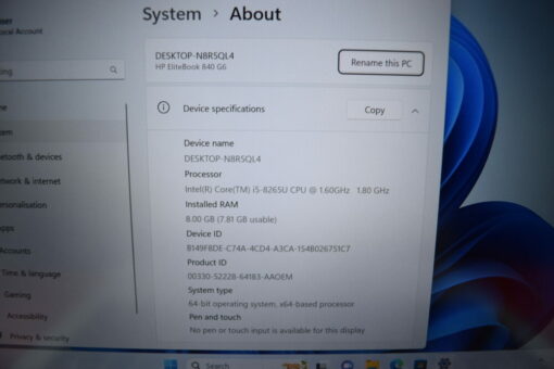 HP Elitebook 840 G6 14"