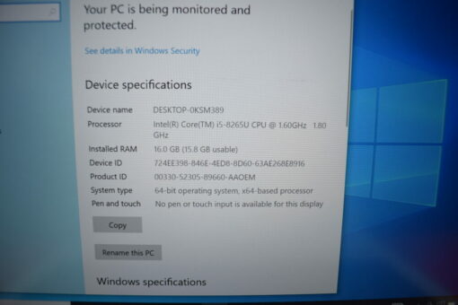 HP Elitebook 840 G6 14" i5 8th Gen RAM 16GB SSD 512GB