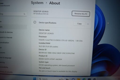 HP Elitebook 830 G5 13.3"