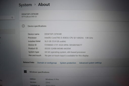 HP Probook 640 G5