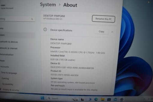 HP Elitebook 840 G5