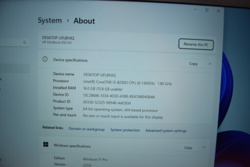 HP Elitebook 850 G5