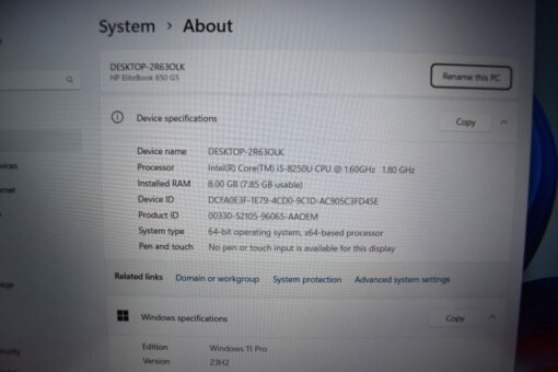 HP Elitebook 850 G5