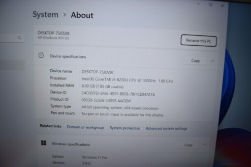 HP Elitebook 850 G5