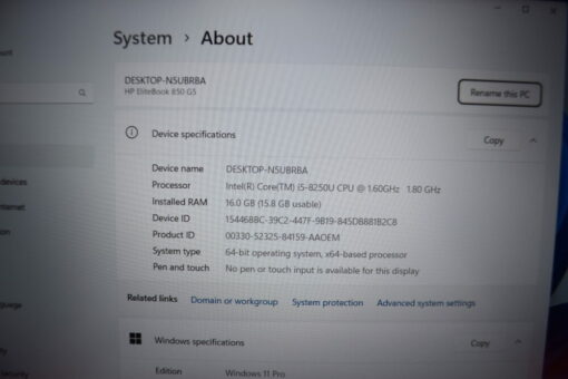 HP Elitebook 850 G5