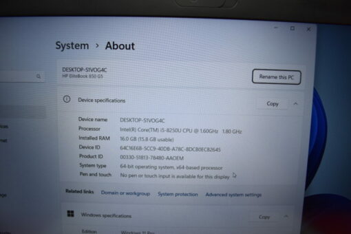 HP Elitebook 850 G5