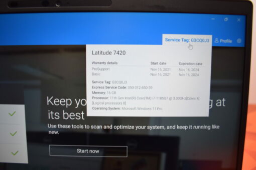 DELL Latitude 7420 14" i7 11th Gen