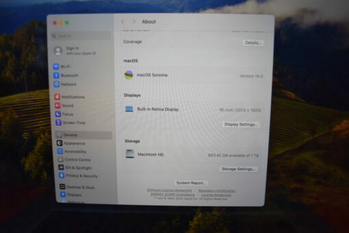 Apple MacBook Pro 2019 A2141 16" i7 SSD 512GB RAM 32GB UK Laptop SKU11279