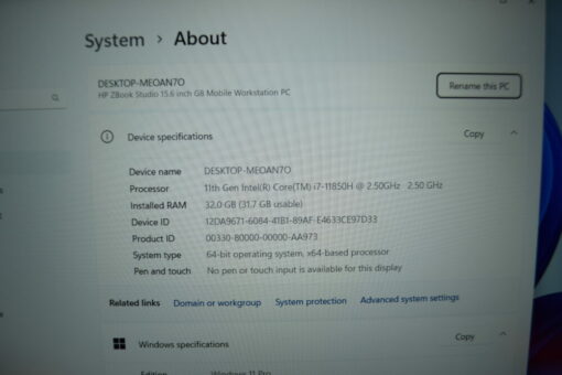 HP Zbook Studio G6
