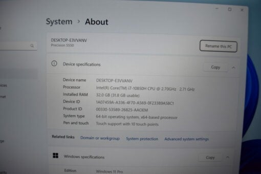 Dell Precision 5550