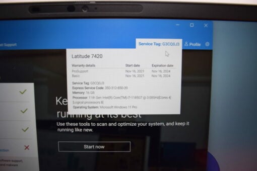 DELL Latitude 7420 14" i7 11th Gen