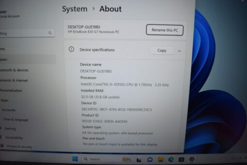 HP Elitebook 830 G7