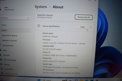 HP Elitebook 830 G6
