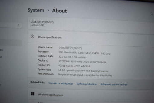 Dell Latitude 5420 14'' i5 11th gen RAM 32GB SSD 512GB Grade A SKU11341